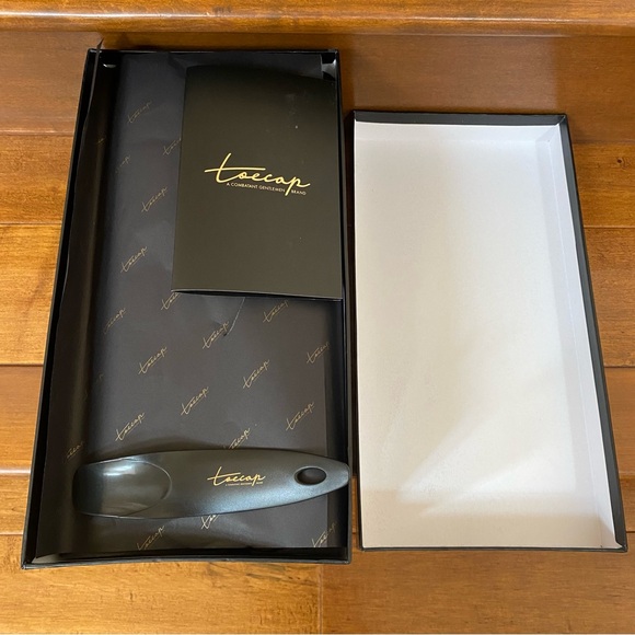 NWB Toecap Black Leather Driving Shoes for Men - Picture 12 of 15